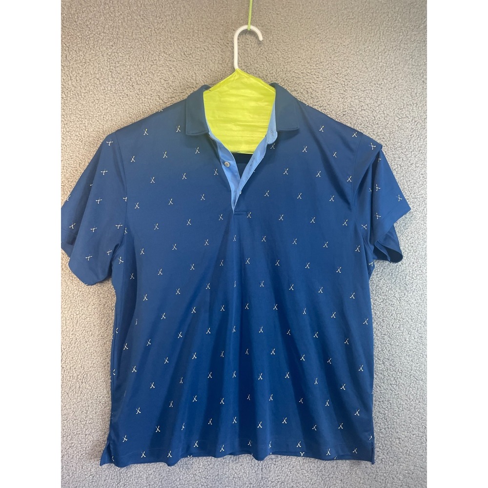 Bermuda Sands‎ Shirt Womens XXL Blue Short Sleeve Polo  Casual Preppy